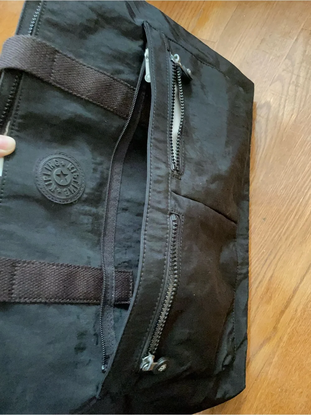 Kipling Black Work Bag with Shoulder Strap